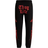 Thug Life Sportbroek 'Ink' rood / zwart