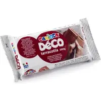 Carioca 30996/21 materiaal voor pottenbakken en boetseren Boetseerklei 500 g Terracotta 24 stuk(s)