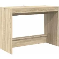 vidaXL Bed Bureau Sonoma Eiken Bewerkt hout 100 x 45 x 75 cm