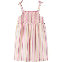 Name it Jurk 'NMFFILUAZ' mandarijn / pink / rosé / wit