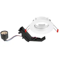 Sylvania Inset Trend 62 Flush GU10 armatuur | Ø 78 mm | IP23 | Wit