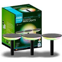Calex Smart Outdoor Padverlichting RGB en Warm Wit licht - 3 Pack