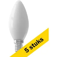 Calex 5x LED lamp E14 | Kaars B35 | Mat | 2700K | Dimbaar | 3.5W (25W)