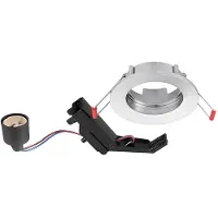 Sylvania Inset Trend 62 Flush GU10 armatuur | Ø 78 mm | IP23 | Nikkel