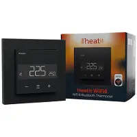 Heatit WiFi6 thermostaat | Draadloos | WiFi, Bluetooth | Mat zwart