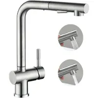 CECIPA MAX Keukenkraan Met Uittrekbare Uitloop - 360° draaibare keukenkraan - 2 straalsoorten - Handdouche - waterbesparende keuken kraan