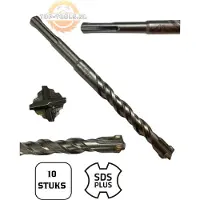 ALLBE 6 x 160 MM 4 SNIJDER/ kruispunt boorkop / 10 stuks / sds plus