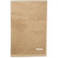 BOSS Katoenen gastenhanddoek met logostiksel als contrast Maat ONESI