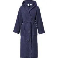 Ladeheid Dames met Capuchon - Wasmachine bestendig - 100% Katoen - Badstof - Donkerblauw – L - LA-LA40-225-DG