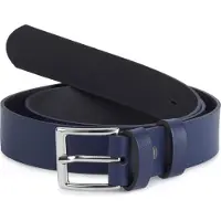 Ladeheid Kinderriem – Riem - Jongens - Broekriem - Verstelbaar - Leer – Marineblauw-2 – 60 cm LA-EL-KIDS