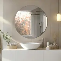 Coloray Geometrische Spiegel - Veelhoekige Spiegel - 100 x 100 cm - Exclusieve Vorm Spiegel - Design Spiegel Geometrisch - Wielhoekige Spiegel - Symmetrische Spiegel - Spiegel Badkamer Vorm