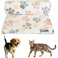 DOTTY Hondenkussen Dekentje Polar Minky Krem 60x40 cm - Zacht & Wasbaar