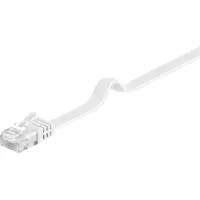 Goobay Wentronic CAT5E Netwerkkabel - RJ45 - Wit - 0.5 m