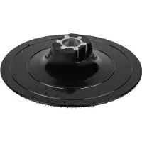 Wolfcraft Plateau Voor Haakse Slijper Zelfhechtende Steunschijf - 125mm - Met Klittenband