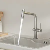 CECIPA MAX Keuken kraan - Keukenkraan Met Uittrekbare Uitloop met 2 straalsoorten - 360° Draaibare Keukenkraan - Warm en Koud keuken kraan