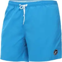 Ladeheid LA-LA40-128-SWS Heren Zwembroek - Zwemshorts - met zijzakken en achterzak - sneldrogend - met binnenslip van mesh - Koordsluiting - Polyester - Lichtblauw - S