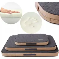DOTTY Ortopedisch Hondenkussen 3XL Memory Foam 130cm - Grafiet