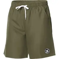 Ladeheid LA-LA40-129-SWS Heren Zwembroek - Zwemshorts - met zijzakken - sneldrogend - met binnenslip van mesh - Koordsluiting - Polyester - Donkergroen - L