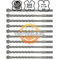 ALLBE 8 X 110 MM SDS+ MET 4 SNIJKANTEN / 10 stuks