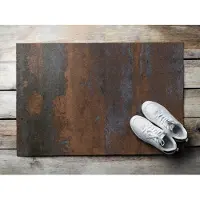 Coloray Buiten Deurmat - Bruin Entreemat Buiten - Roest Vochtabsorberende Deurmat - Decoratief Accessoire Voor Buiten - Vuilvangmat Voor Nat Weer - Decoratieve Buitenmat Voor Hal Of Veranda - 60x40 cm