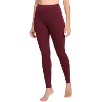 Ladeheid LA-LA40-133-LE Dames Leggings - Sport - Vrijetijdsbroek - Lang - Katoen - Sporbroek - Yogabroek - Wijn - XL