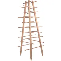 UNUS Klimpiramide planten voor klimplanten hout 143,5 cm naturel