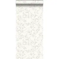ESTAhome behang bladmotief wit - 53 cm x 10.05 m - 148728