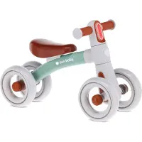 Sun baby Loopfiets voor Kinderen Zoomi - 12 maanden, max. 25 kg, Loopfietsen, stalen frame, EVA-schuimwielen, geveerd stuur met verlichting - Munt