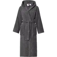 Ladeheid Dames met Capuchon - Wasmachine bestendig - 100% Katoen - Badstof - Grafiet – L - LA-LA40-225-DG