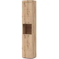 Vicco Badkamerkast Luna Eiken Wotan 37 x 190 cm, Model 36757