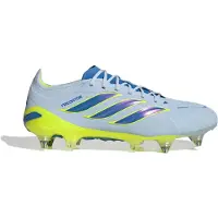 Adidas Predator Elite IJzeren-Nop Voetbalschoenen (SG) Lichtblauw Blauw Geel