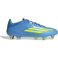 Adidas F50 Elite IJzeren-Nop Voetbalschoenen (SG) Blauw Neongeel