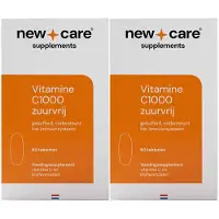 New care 2x Vitamine C1000 Zuurvrij 60 Tabletten