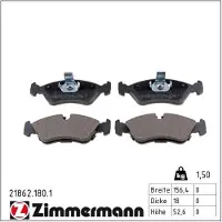 ZIMMERMANN 21862.180.1 Remblokken