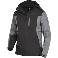 FHB Jannik Softshell-Jack Grijs-Zwart maat XL heren