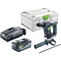Festool BHC 18 Basic accuklopboormachine 18 V 1,8 J SDS Plus Brushless + 1x accu 8.0 Ah + snellader + systainer