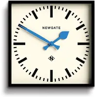 Newgate Number Five - Wandklok - Blauwe wijzers
