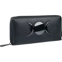 Banned Alternative - Gothic Portemonnee - Eclipse - voor Vrouwen - zwart - Maat Standard