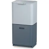 Joseph Joseph Totem 2.0 - Prullenbak - 60 l - 2 compartimenten - Oceaan
