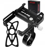 GUB P10 Fiets Telefoonhouder - Aluminium & Gratis Siliconen Band