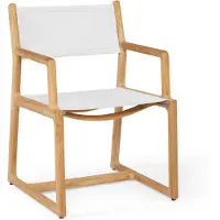 Suns Termoli dining tuinstoel teak/batyline 2 stuks