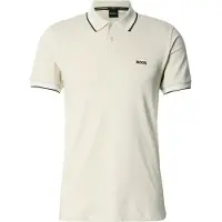 Boss green Shirt 'Paul' crème / zwart / wit