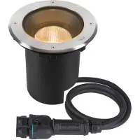 SLV LED Grondspot Ø200mm | 19W 3000K 1950lm 830 DALI Dimbaar IP65 | DASAR