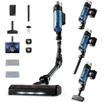 Rowenta RH20C2, 2-in-1 steelstofzuiger, zonder zak, zwart, blauw, 0,4 liter, rechthoekig, voor droog en nat gebruik