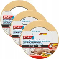 TESA Extra Strong Tapijtlijm Tape 25m x 50mm - 3 Rollen