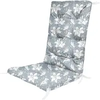 Ferocity - Tuinstoelkussens - Comfortabel, duurzaam - Voor meubels van pallets - 130 x 50 x 5cm - Polyester - Lelies