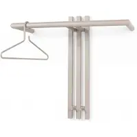 Spinder Design kapstok Senza 1 - Silky Taupe - 2 haken - Staal
