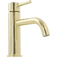 REA Wastafelkraan Lungo Gold Low