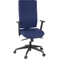 Hjh OFFICE PRO-TEC 300 - Professionele bureaustoel Donkerblauw