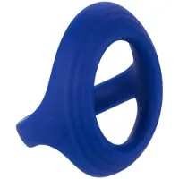 Calexotics - Admiral Cockring en Dubbele Scrotum Ring - Rekbaar - Blauw